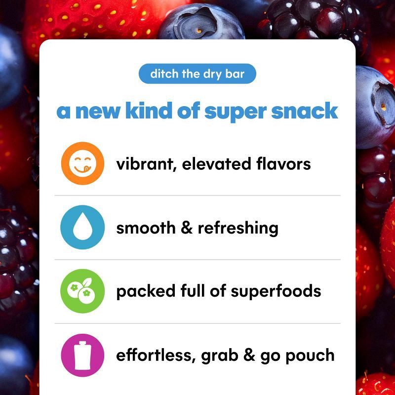 slide 3 of 14, NOKA Organic Superfood Smoothie Super Berry + Immune Support Pouches - 16.9oz/4pk, 4 ct; 16.9 oz