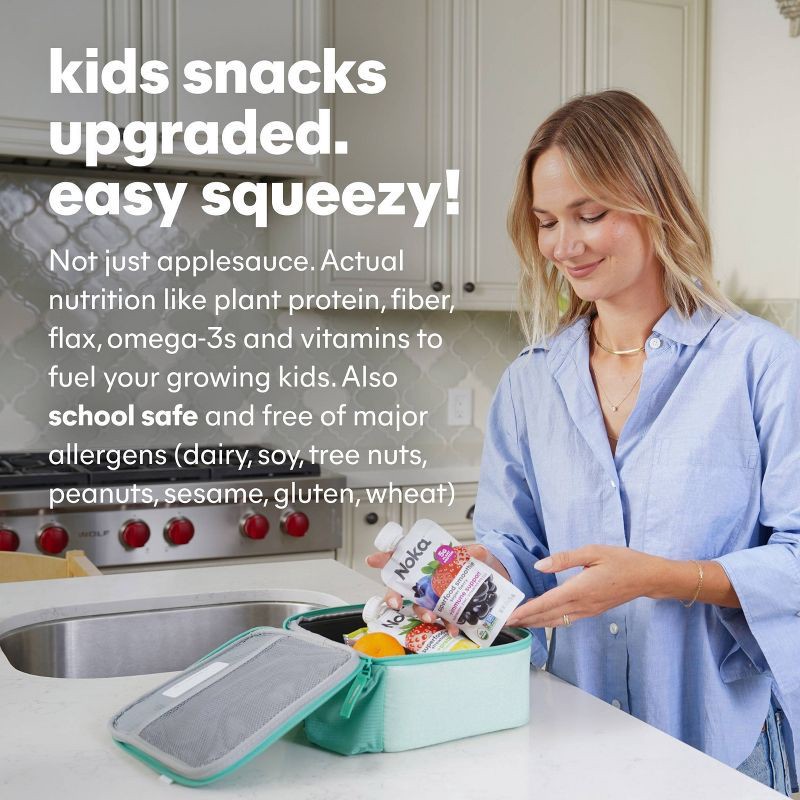 slide 5 of 14, NOKA Organic Superfood Smoothie Super Berry + Immune Support Pouches - 16.9oz/4pk, 4 ct; 16.9 oz