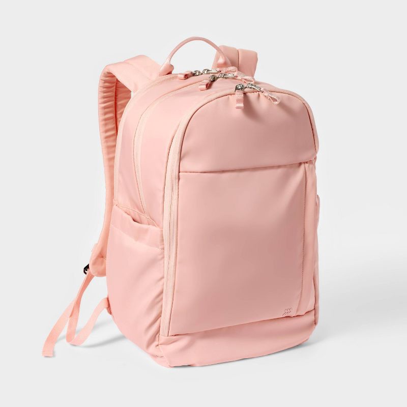 slide 1 of 5, 17.5" Lifestyle Backpack - All In Motion™️Blush: Water-Resistant Laptop Bag, 1 ct