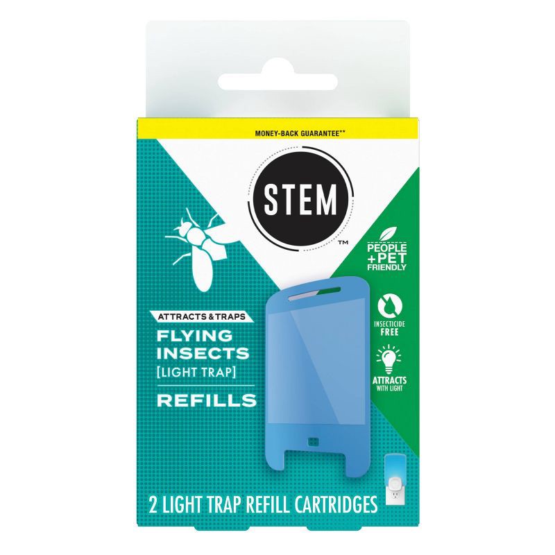 slide 1 of 14, STEM Flying Insect Light Fly Trap Refill - 2pk, 2 ct