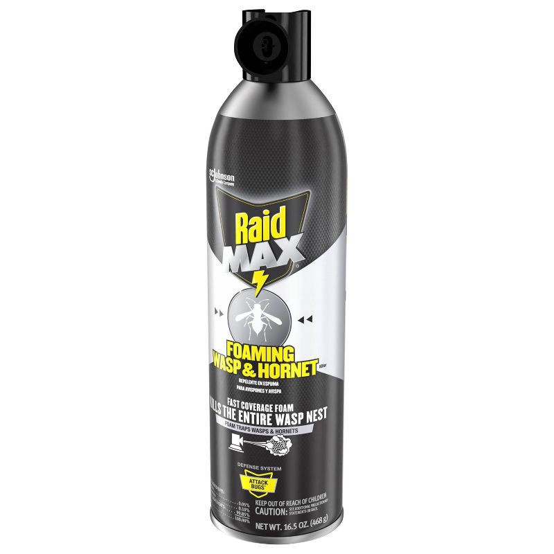 slide 15 of 16, Raid Max Wasp and Hornet Foaming - 16.5oz, 16.5 oz