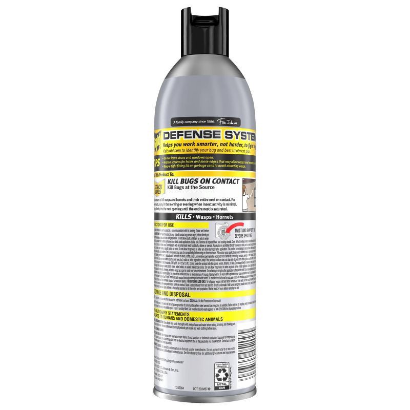 slide 11 of 13, Raid Max Foaming Wasp and Hornet Bug Spray - 16.5oz, 16.5 oz