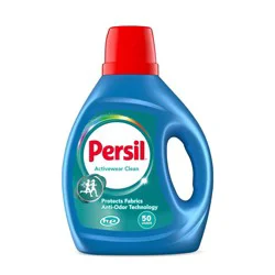 Persil Activewear HE Deep Cleaning Concentrated Liquid Laundry Detergent 50 Loads - 84 fl oz: Fresh Scent, Non-Toxic, Spill-Resistant Lid
