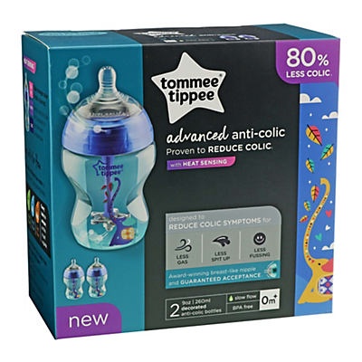 slide 1 of 1, Tommee Tippee &nbsp;Anti Colic 2 oz Bottles Blue, 2 ct