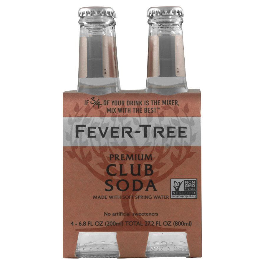 slide 2 of 4, Fever-Tree Premium Club Soda - 4 ct; 200 ml, 4 ct; 200 ml