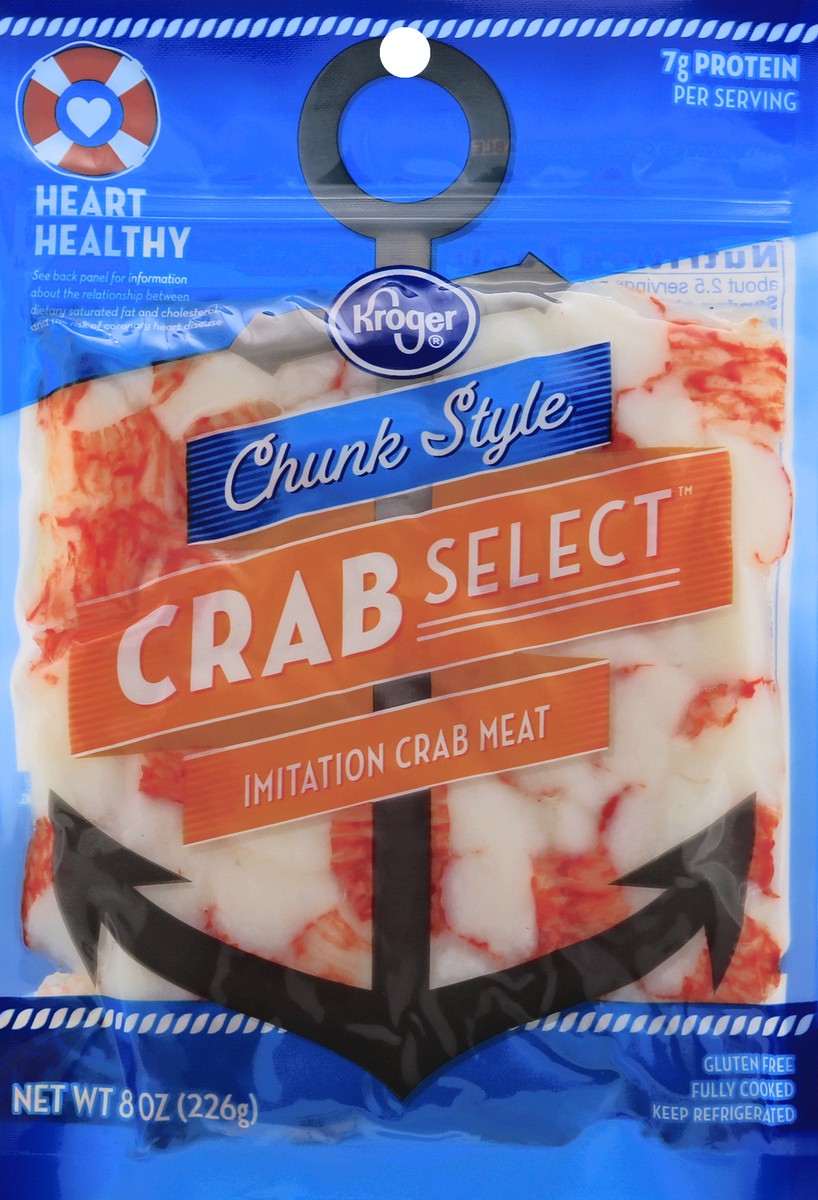 slide 6 of 9, Kroger Imitation Crab Chunks, 8 oz