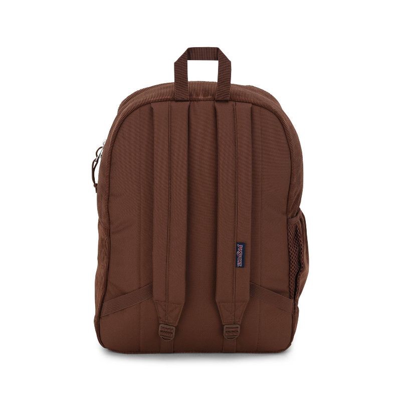 slide 3 of 8, JanSport Cross Town Plus Remix 17" Backpack - Basic Brown: School & College Bag, 1 ct