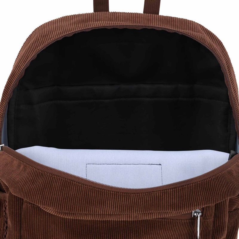 slide 6 of 8, JanSport Cross Town Plus Remix 17" Backpack - Basic Brown: School & College Bag, 1 ct