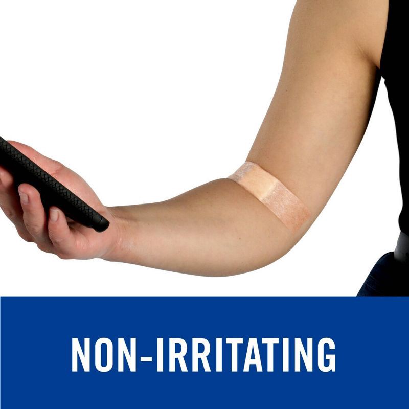 slide 4 of 12, Nexcare Gentle Paper Tan Tape - 2pk, 2 ct