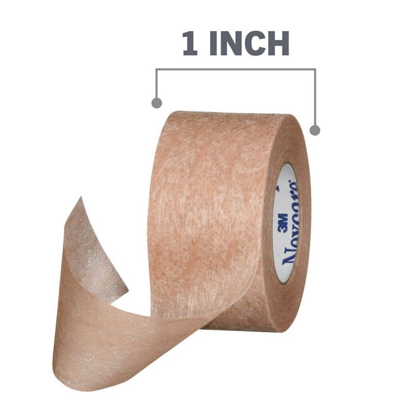 slide 10 of 12, Nexcare Gentle Paper Tan Tape - 2pk, 2 ct