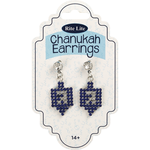 slide 1 of 1, Rll Chan Dreidel Earri, 1 ct