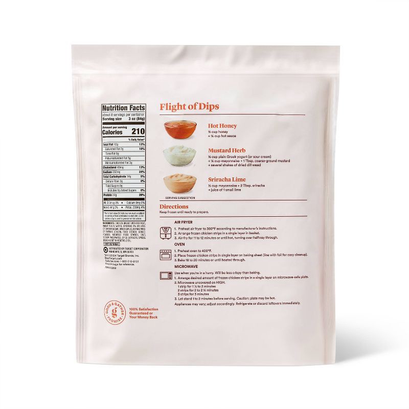 slide 2 of 4, Crispy Chicken Strips - Frozen - 25oz - Good & Gather™, 25 oz