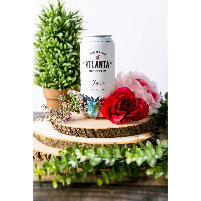 slide 3 of 3, Atlanta Hard Cider Co. Atlanta Hard Cider Rose - 4pk/16 fl oz Cans, 4 ct; 16 fl oz