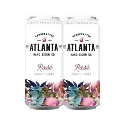 Atlanta Hard Cider Co. Atlanta Hard Cider Rose - 4pk/16 fl oz Cans