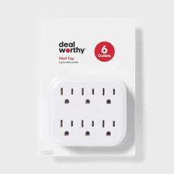 6 Outlet Wall Tap White - Dealworthy™