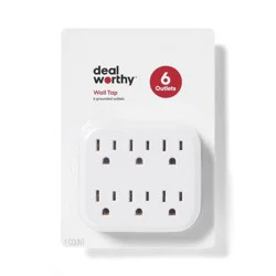 6 Outlet Wall Tap White - Dealworthy™