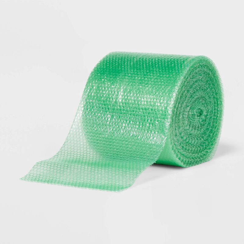 slide 3 of 3, Small Bubble Cushion - up&up™: Moving & Packing Supplies, Bubble Wrap, 100ft x 12in, Plastic Material, 100 ft