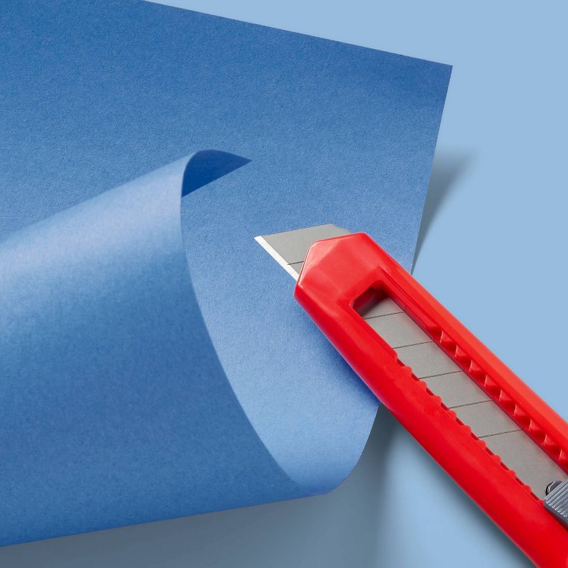 slide 2 of 3, Utility Knife Carded 2pk - up&up™: Stainless Steel, Red, Boxcutter, Snips, Shears, Cutters, 6.46" Height, 2 ct