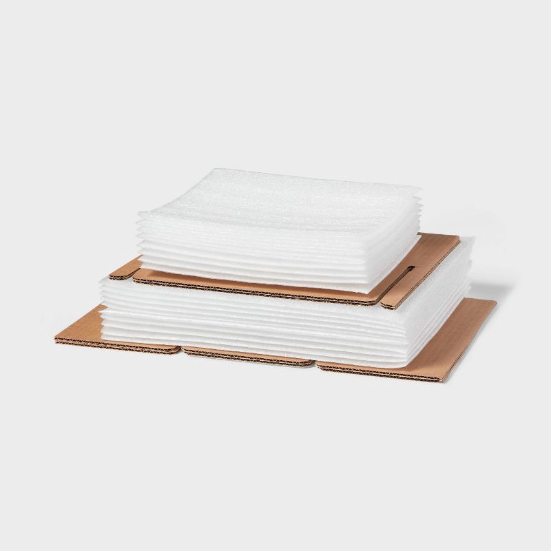 slide 3 of 4, Dish Kit - up&up™: Moving Supplies, Dish Packing Kit, Mailing Boxes, Chipboard, Flap Closure, Brown, 6x11 Inches, 1 ct