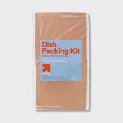 Dish Kit - up&up™: Moving Supplies, Dish Packing Kit, Mailing Boxes, Chipboard, Flap Closure, Brown, 6x11 Inches