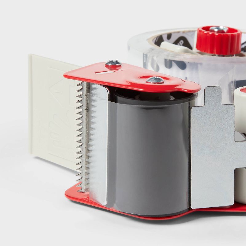 slide 3 of 4, Heavy Duty Tape Dispenser 150ft - up&up™: Packing Tape, Moving Supplies, Tape Gun, Desk Accessory, 1.88" Width, 1800" Length, 150 ft