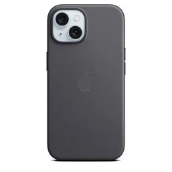 Apple iPhone 15 FineWoven Case with MagSafe - Black