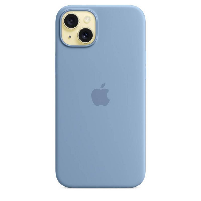 slide 3 of 5, Apple iPhone 15 Plus Silicone Case with MagSafe - Winter Blue, 1 ct
