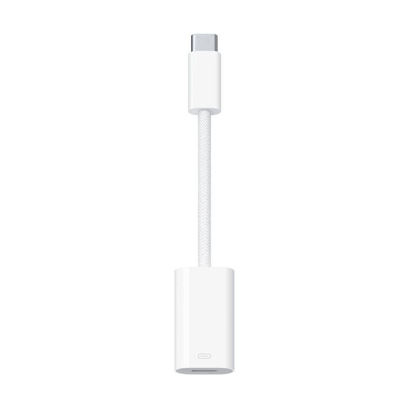 slide 1 of 3, Apple USB-C to Lightning Adapter, 1 ct