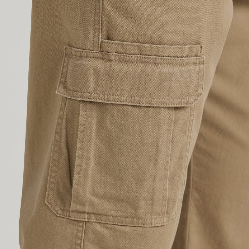 slide 6 of 7, Wrangler Men's ATG Relaxed Cargo Pants - Elmwood 32x34: Heavyweight Cotton-Spandex, Mid Rise, Full Length, 1 ct