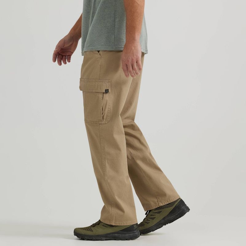 slide 4 of 7, Wrangler Men's ATG Relaxed Cargo Pants - Elmwood 36x30: Heavyweight Cotton-Spandex Blend, Mid Rise, Machine Washable, 1 ct