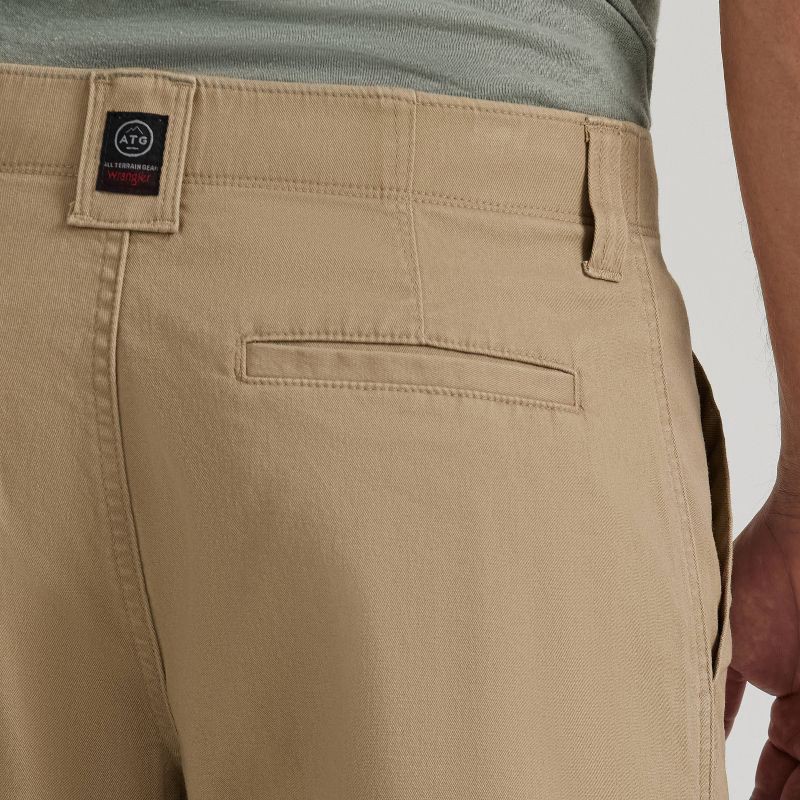 slide 5 of 7, Wrangler Men's ATG Relaxed Cargo Pants - Elmwood 36x30: Heavyweight Cotton-Spandex Blend, Mid Rise, Machine Washable, 1 ct