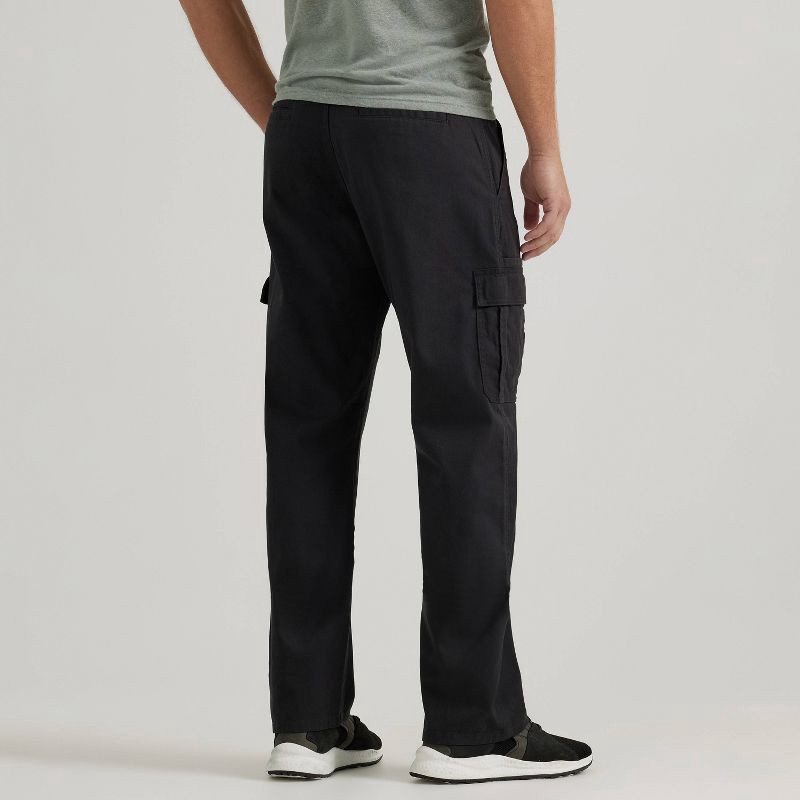 slide 2 of 7, Wrangler Men's ATG Relaxed Cargo Pants - Black 34x34: Heavyweight Cotton-Spandex, Mid Rise, Stretch Fabric, 1 ct