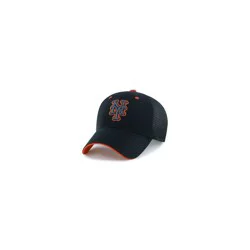 MLB New York Mets Moneymaker Mesh Hat: Adjustable Snapback, Team Logo, Adult Sizing