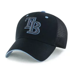 MLB Tampa Bay Rays Moneymaker Mesh Hat: Adjustable Snapback, Team Logo Design