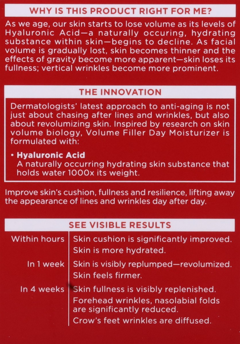 slide 13 of 14, Revitalift Volume Filler Revolumizing Day Cream Moisturizer 1.7 oz, 1.7 oz