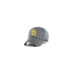 MLB San Diego Padres Rodeo Snap Hat: Adjustable Charcoal Gray Baseball Cap