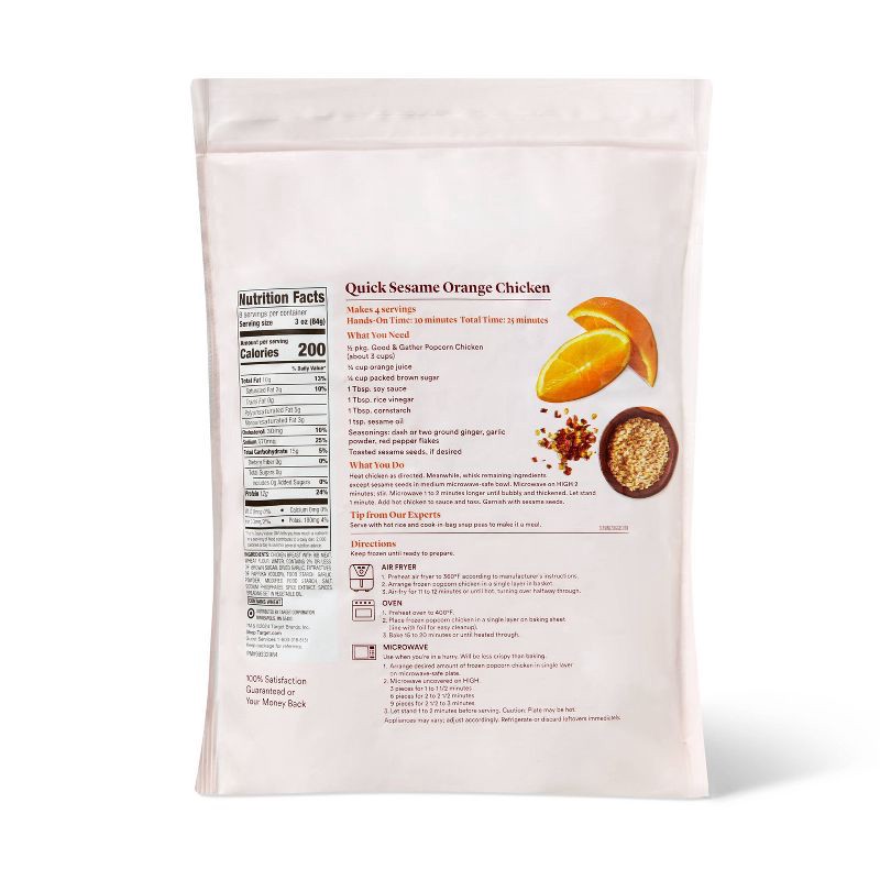 slide 2 of 4, Popcorn Chicken - Frozen - 24oz - Good & Gather™, 24 oz