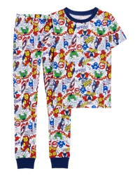 Carter's Kid Marvel Print Knit 2-Piece Pajamas Multi 5