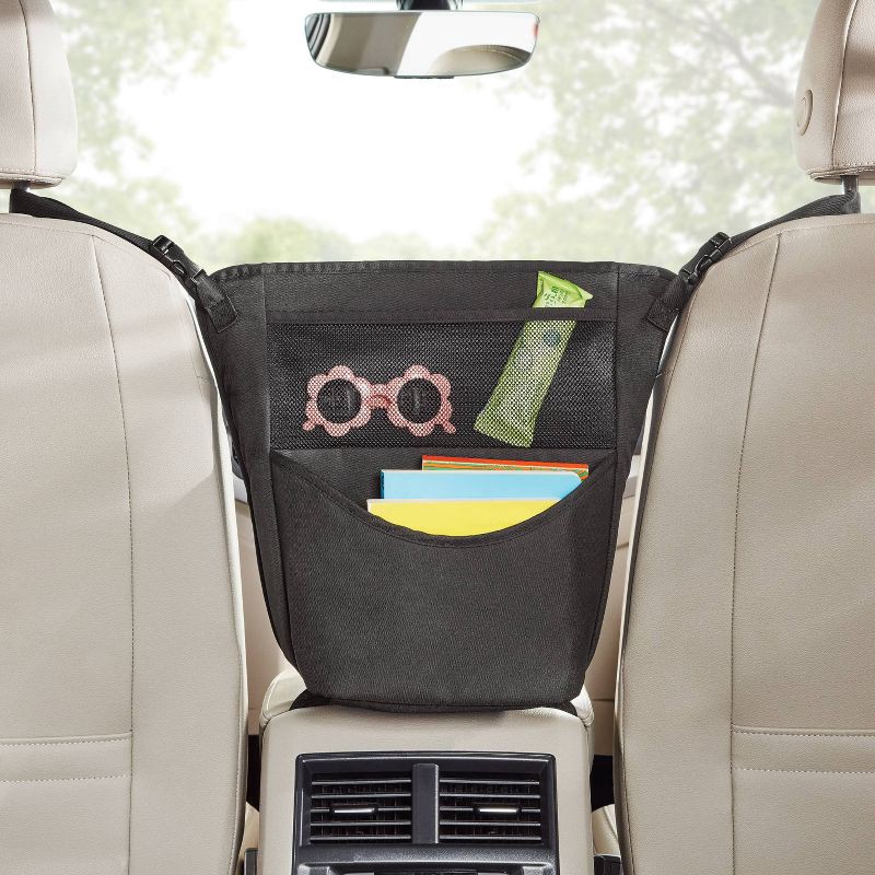 slide 2 of 3, Between Seat Storage - Brightroom™: Automotive Organizer, Black, Car Accessories, 1 Year Warranty, 1 ct