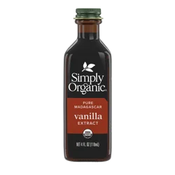 Simply Organic Pure Madagascar Vanilla Extract 4 fl oz