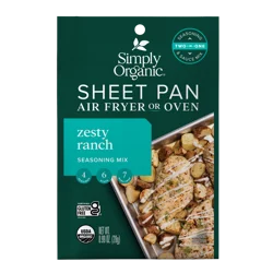 Simply Organic Sheet Pan Seasoning Mix, Zesty Ranch