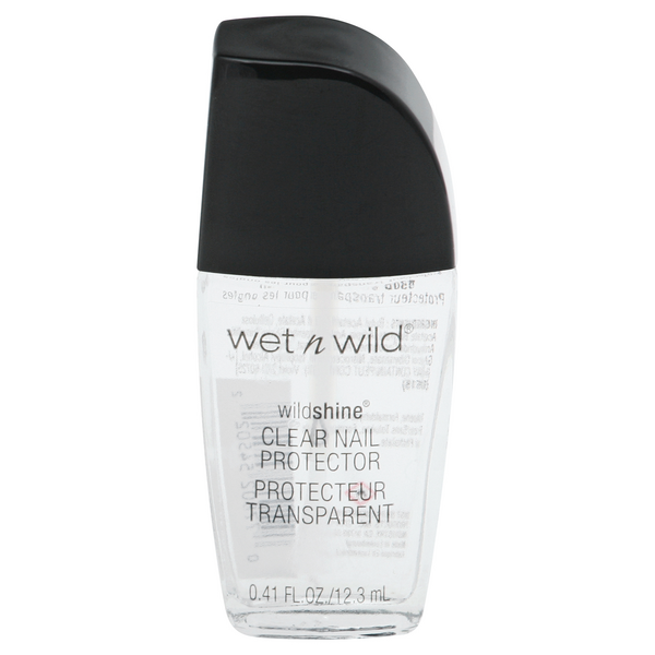 slide 1 of 1, Wet n Wild Wild Shine Nail Polish - Clear Protector, 0.41 fl oz