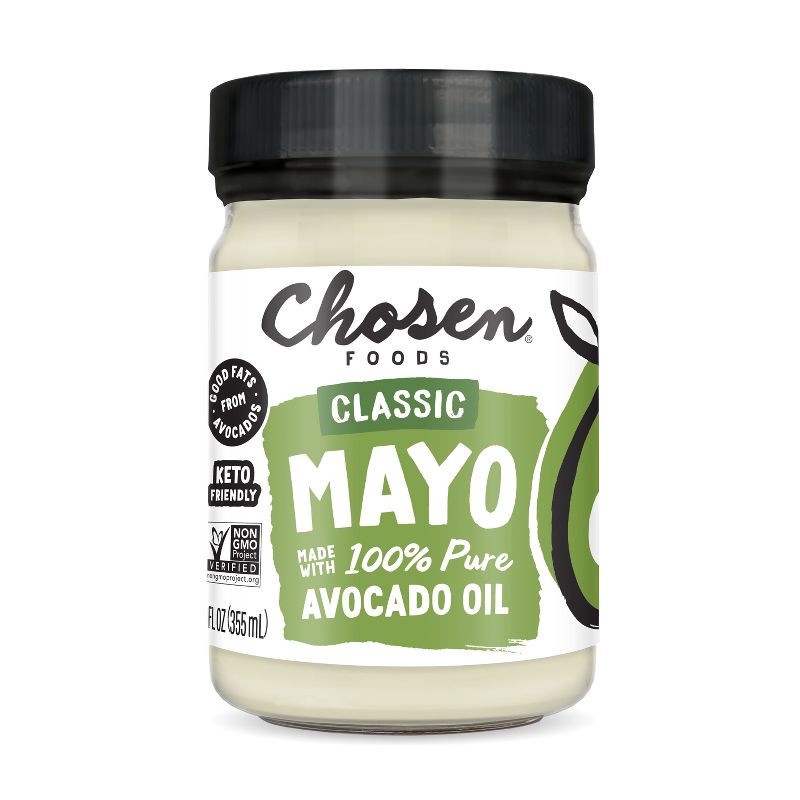 slide 1 of 8, Chosen Foods Classic Mayo 12oz, 12 oz