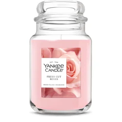 Yankee Candle Large Jar Fresh Cut Roses 22 Oz.