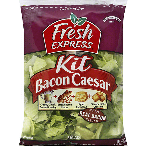 slide 2 of 2, Fresh Express Bacon Caesar Salad Kit, 10.2 oz