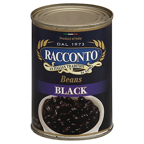slide 1 of 1, Racconto Black Bean, 14 oz