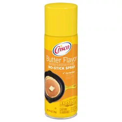 Crisco Butter Flavor No-Stick Spray, Gluten Free, Kosher, 6 oz