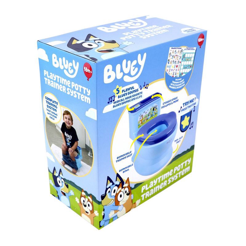 slide 9 of 9, Bluey Potty + Trainer Seat, 1 ct