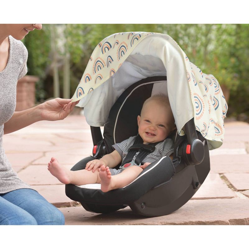 slide 2 of 5, Go by Goldbug Car Seat Canopy Rainbow, 1 ct