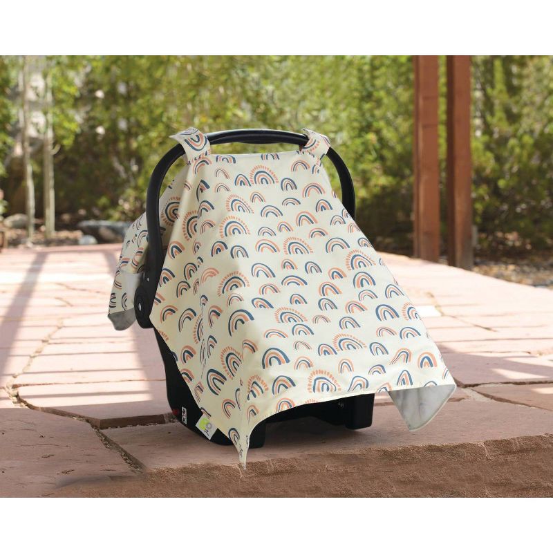 slide 3 of 5, Go by Goldbug Car Seat Canopy Rainbow, 1 ct